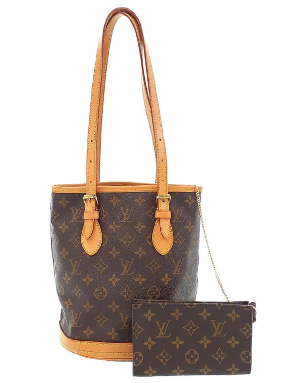 Louis Vuitton Monogram Bucket Shoulder Bag